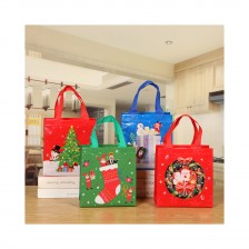 Wholesale Christmas Non-woven Tote Bag Shopping Bag